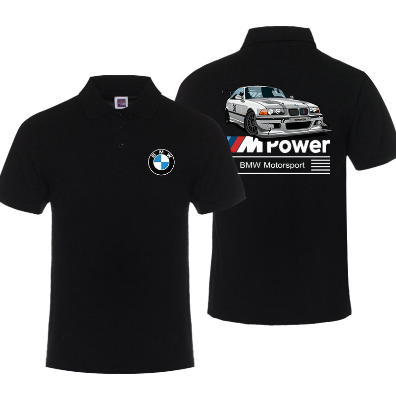 Polo BMW Motorsport Homme Coton M Power Manche Courte